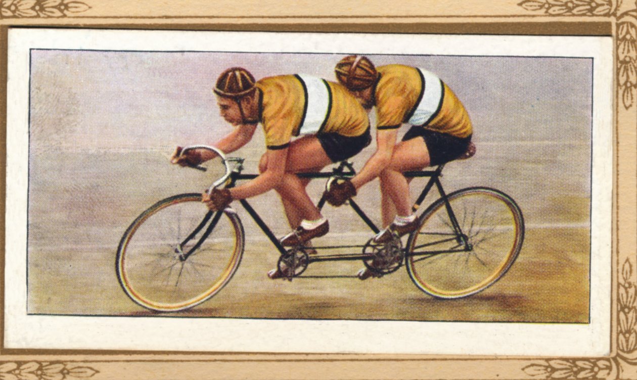 Posizione tandem su pista, 1939 da Unbekannt