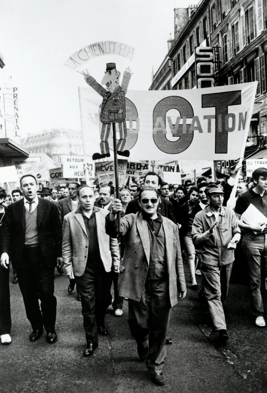 Marcia sindacale, Parigi, 1968 da Unbekannt