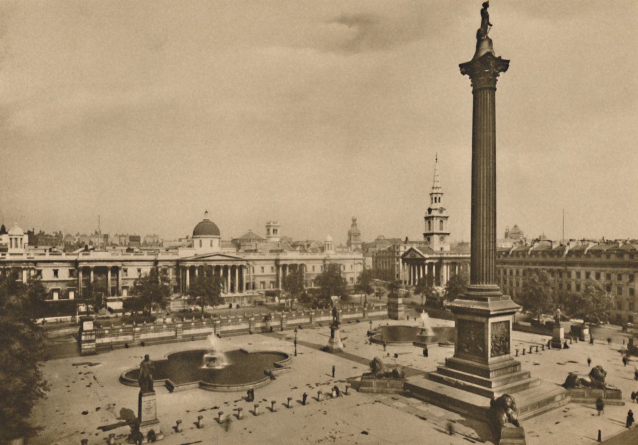 Trafalgar Square. Dove Venivano Tenuti i Falchi del Re Insieme ai Cavalli Reali da Unbekannt