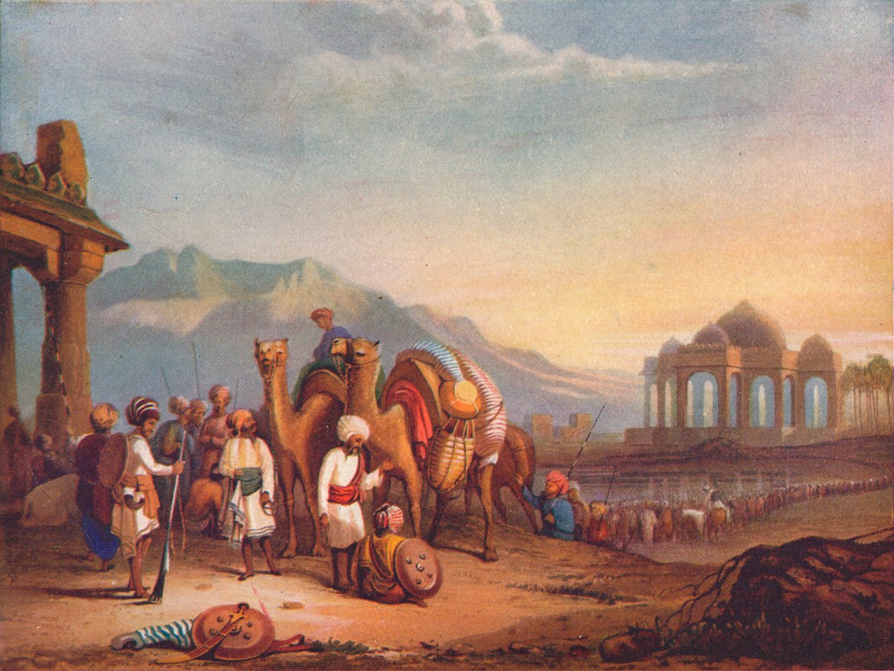 Viaggiatori con scorta nell