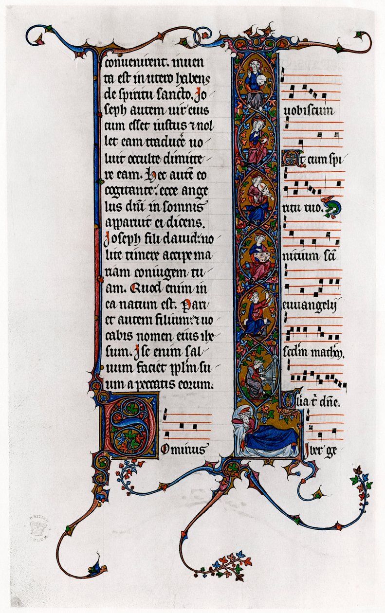 Albero di Jesse nella lettera iniziale I, fine XIII secolo da Unbekannt