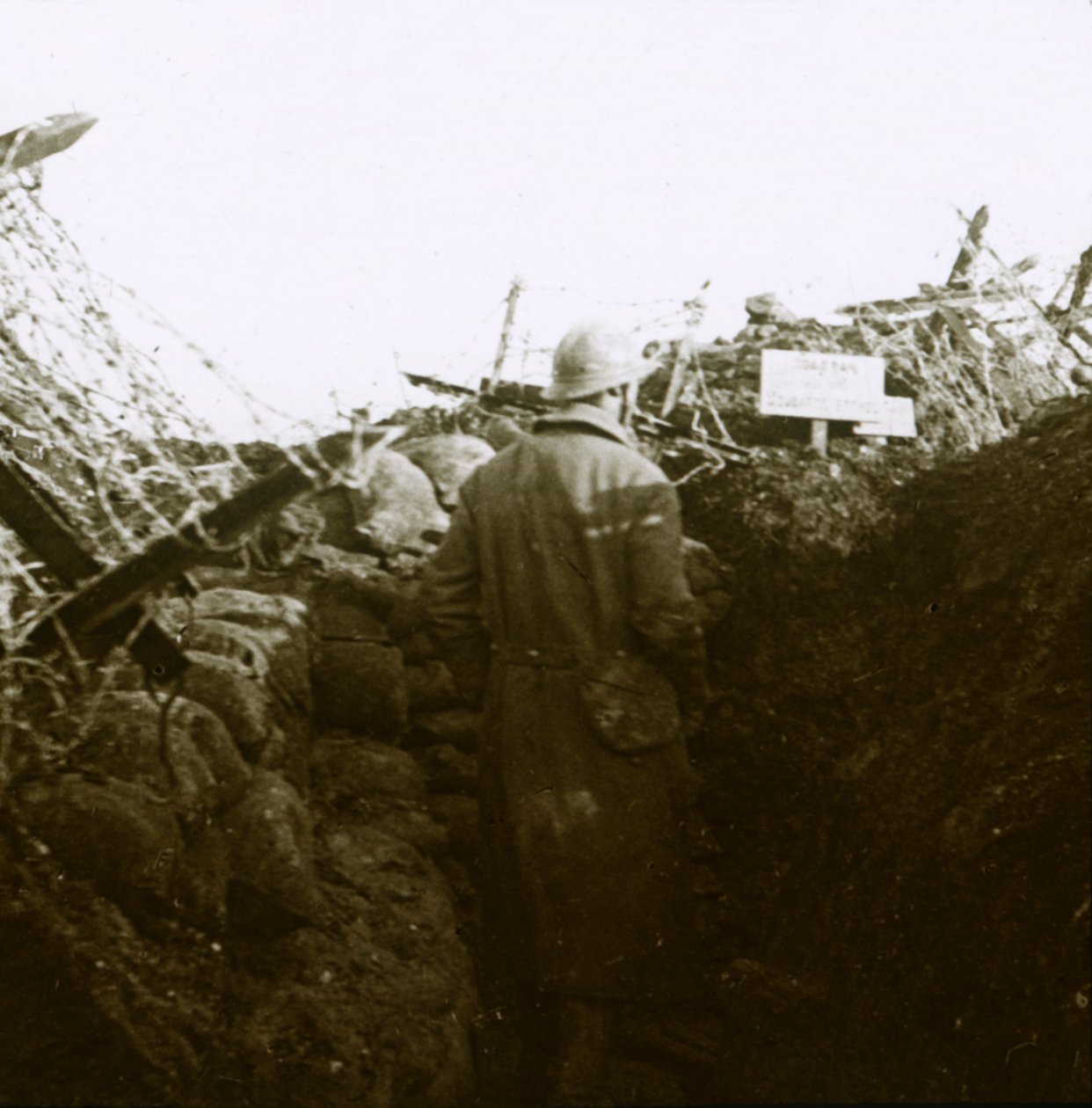 Trincee, Cornille, Francia, c1914-c1918 da Unbekannt
