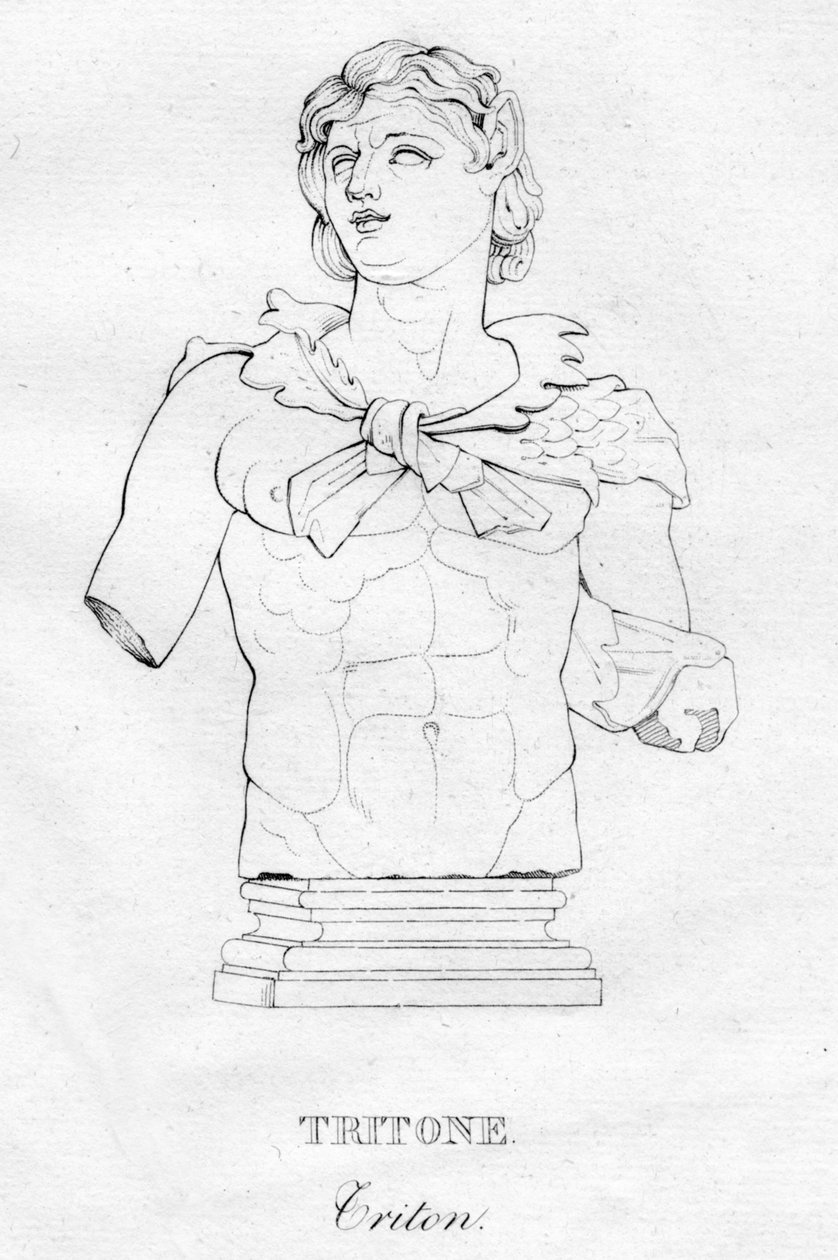 Tritone Triton, c1850 da Unbekannt