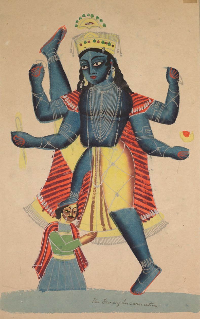 Trivikramapada Tre Passi di Vishnu, 1800s da Unbekannt