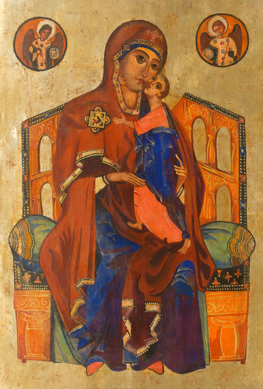 Madonna in trono da Unbekannt