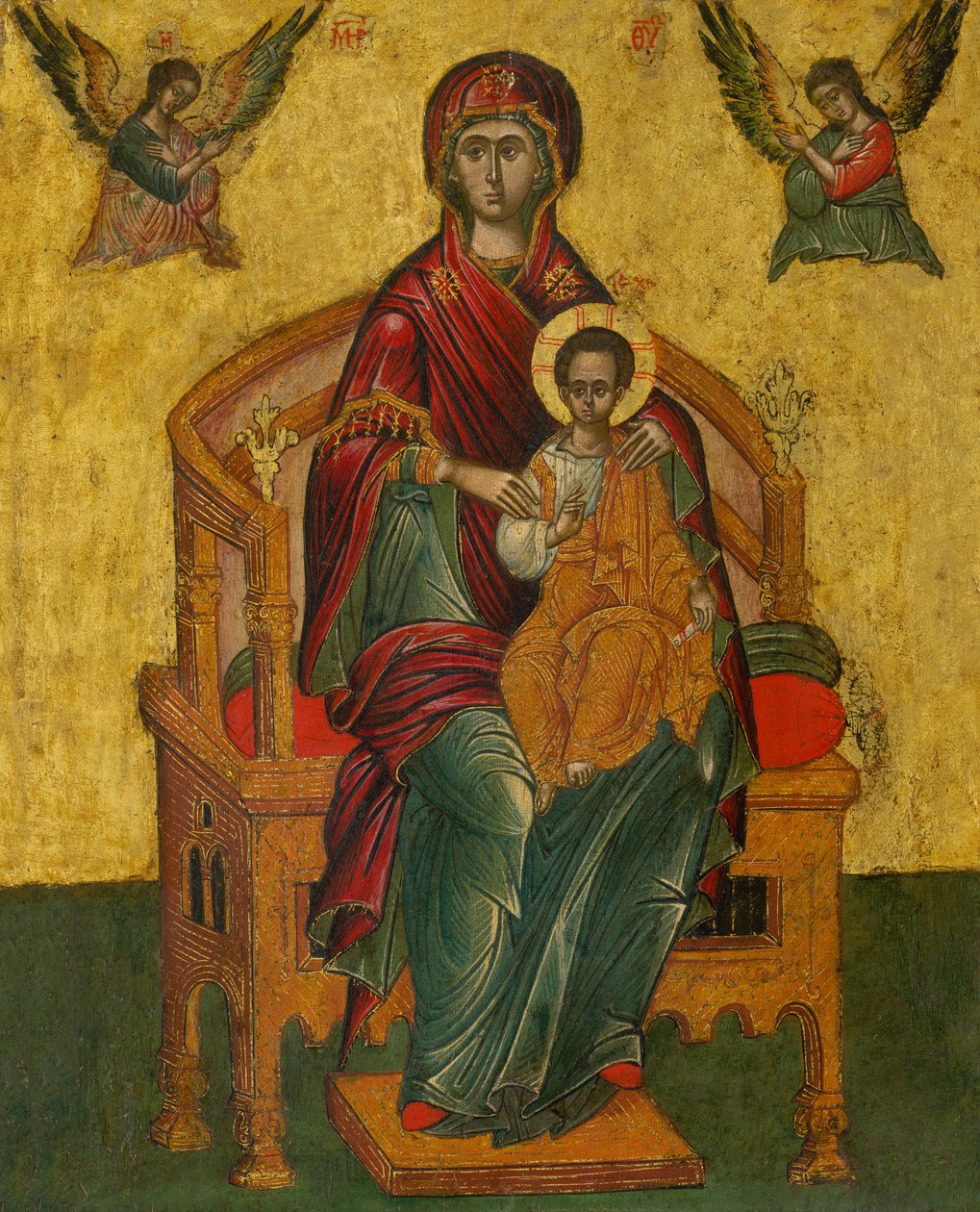 Madonna in trono da Unbekannt