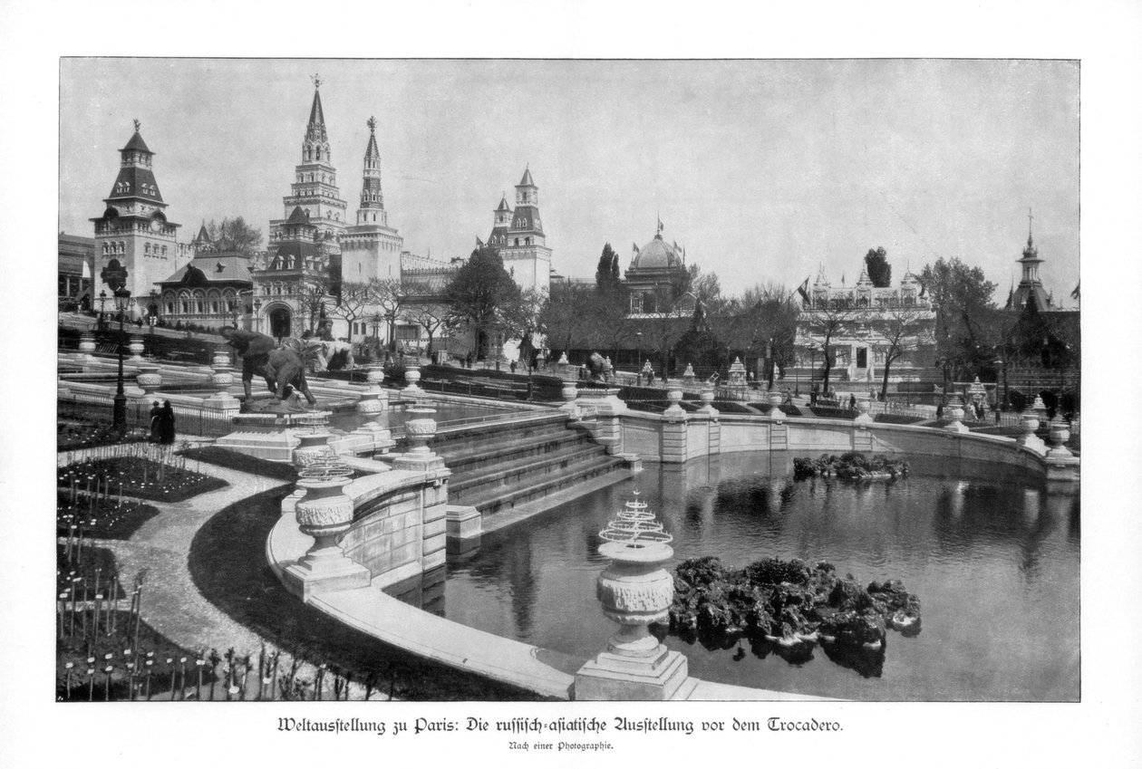 Trocadero, Esposizione Universale di Parigi, 1889, 1900 da Unbekannt