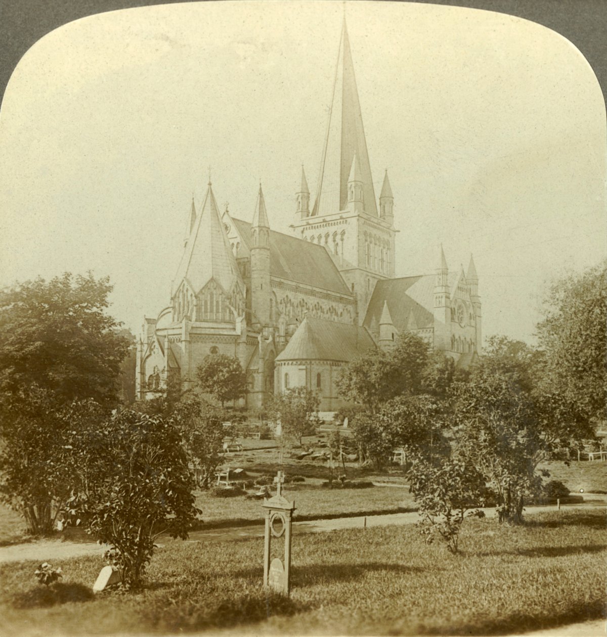 Cattedrale di Trondhjem, Norvegia, c1905 da Unbekannt