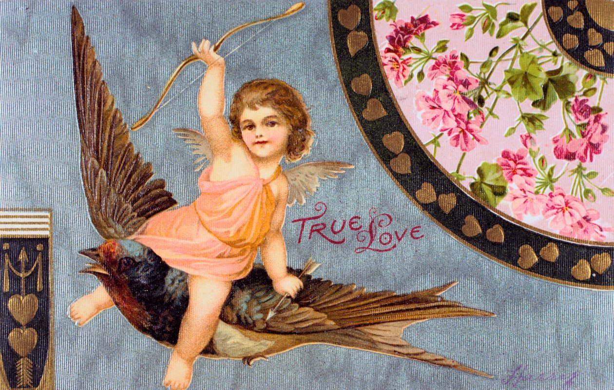 Vero amore, cartolina di San Valentino americana, 1908 da Unbekannt