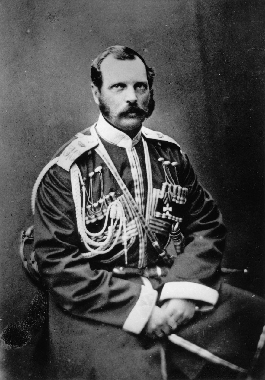 Zar Alessandro II di Russia, 1863 da Unbekannt