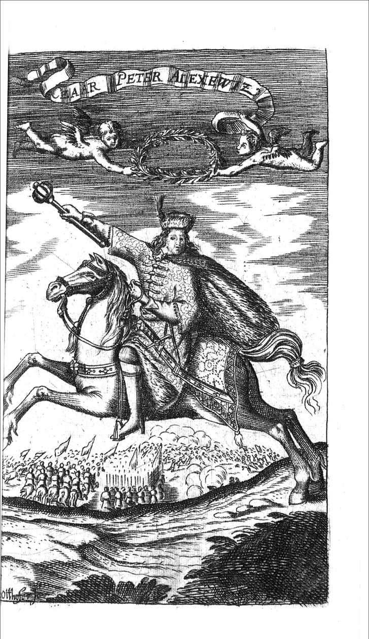 Zar Pietro I Alekseevič da Georg Adam Schleissing Derer beyden Czaaren in Reussland Iwan und Peter Alexewiz da Unbekannt