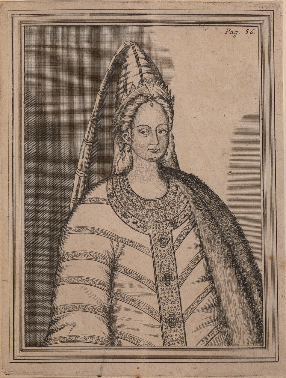 Zarina Irina Godunova 1557-1603, moglie dello Zar Feodor I di Russia da Unbekannt