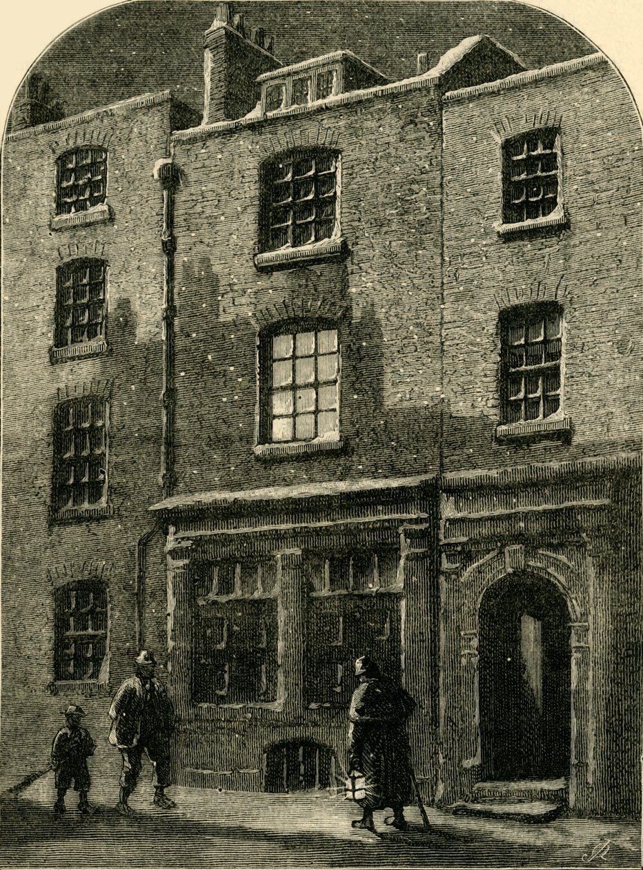 Casa di Turner in Maiden Lane, 1881 da Unbekannt