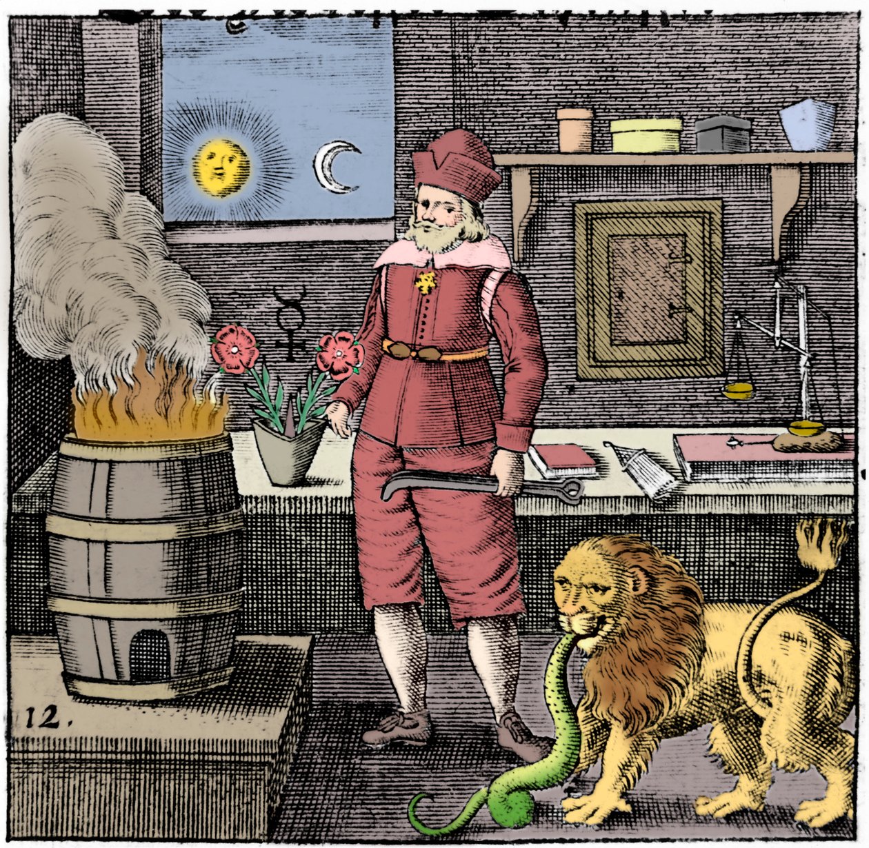 Dodicesima Chiave di Basilio Valentino, 1651 da Unbekannt