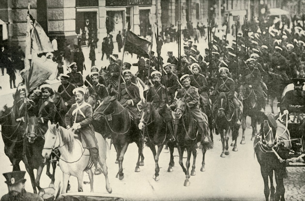Tipi di cavalleria russa, 1919 da Unbekannt