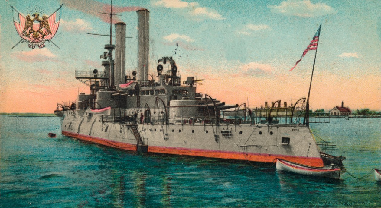 Nave da battaglia Iowa, c1908 da Unbekannt