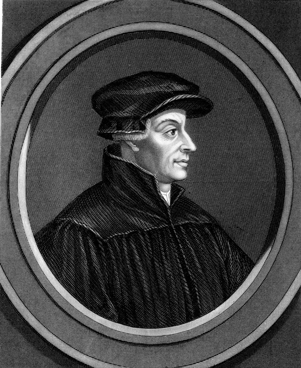 Ulrich Zwingli, riformatore svizzero, c1530 1851 da Unbekannt