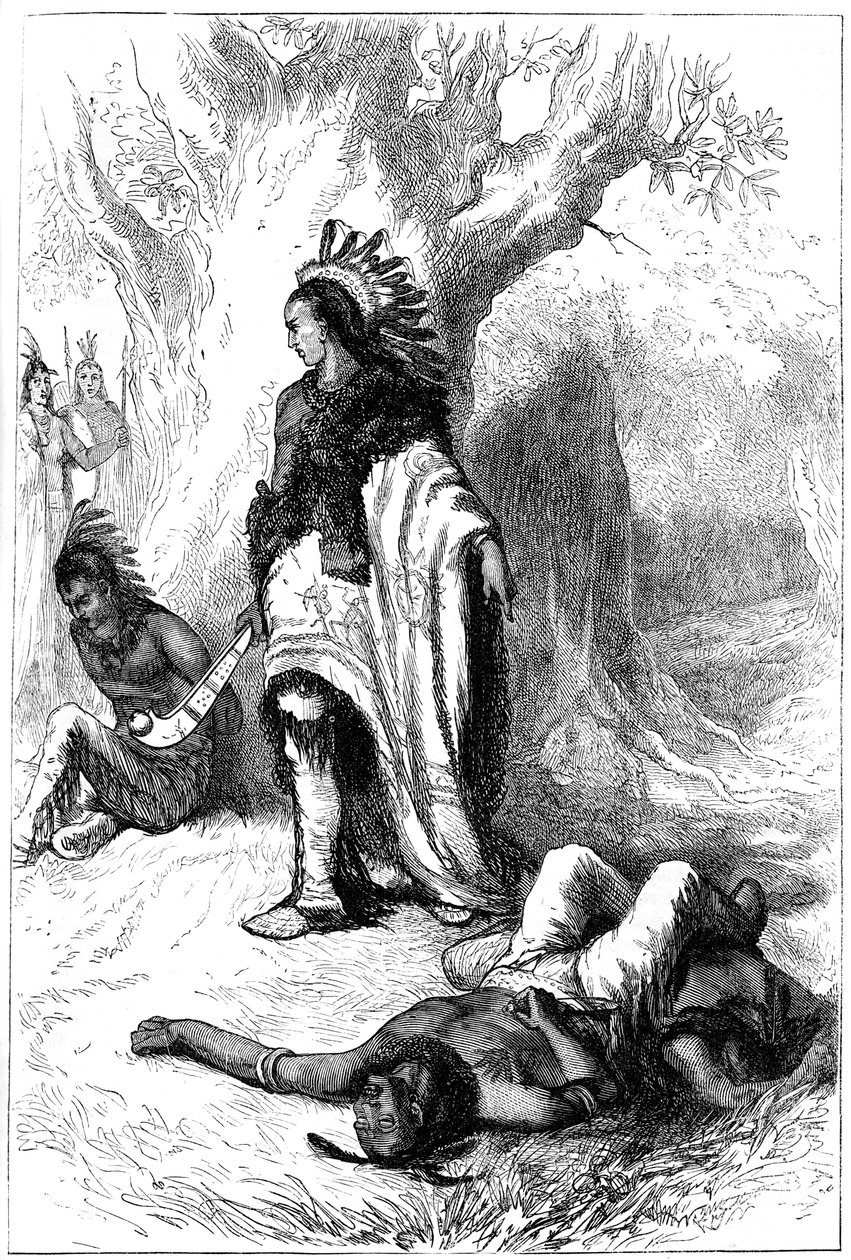 Uncas e Miantonomoh da Unbekannt