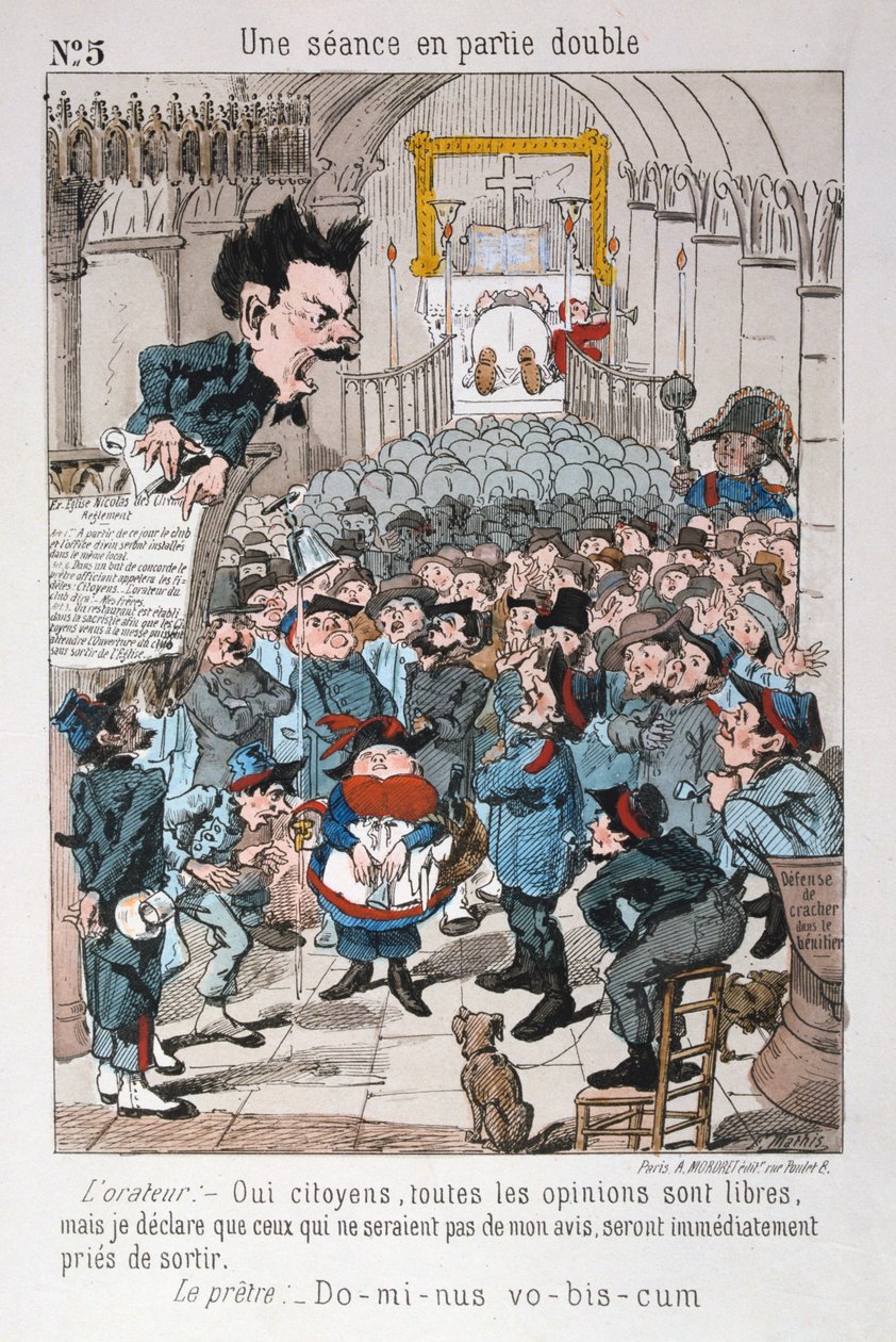 Une Séance en Partie Double, 1871 da Unbekannt