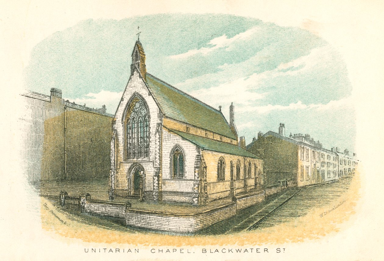 Cappella Unitaria, Rochdale, 1876 da Unbekannt