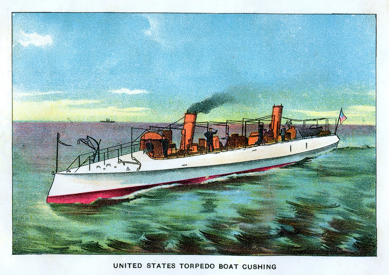 Torpediniera degli Stati Uniti Cushing, 1890 da Unbekannt