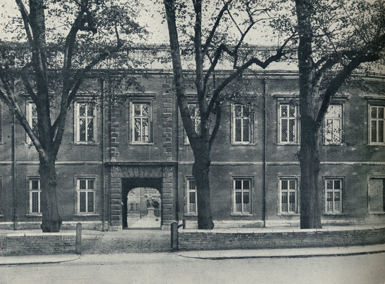 Scuola Superiore, vista verso il cortile della scuola, 1926 da Unbekannt