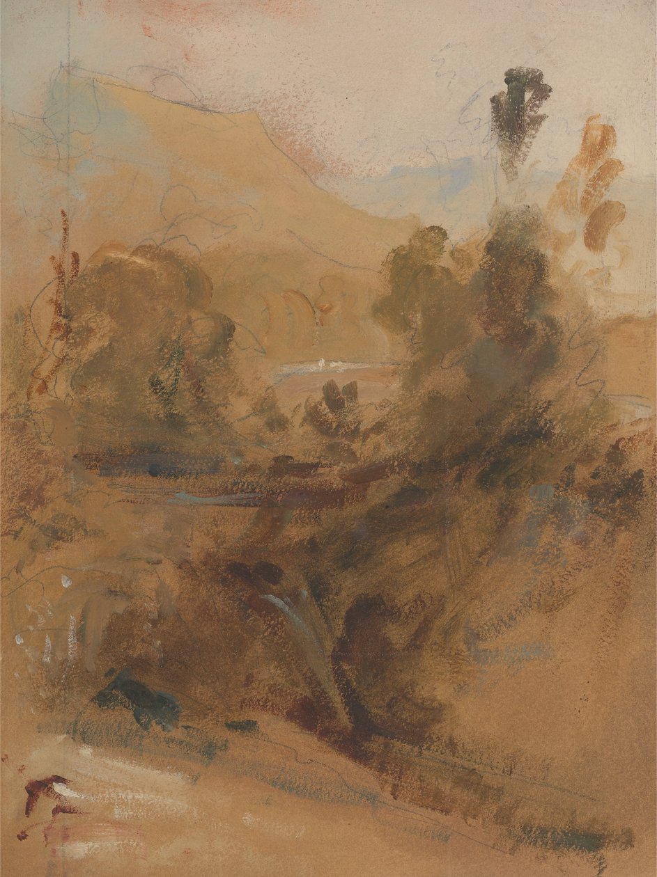 Paesaggio verticale, ca. 1830 da Unbekannt