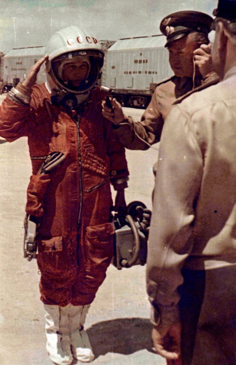 Valentina Tereshkova, cosmonauta russa, Cosmodromo di Baikonur, URSS, 16 giugno 1963 da Unbekannt