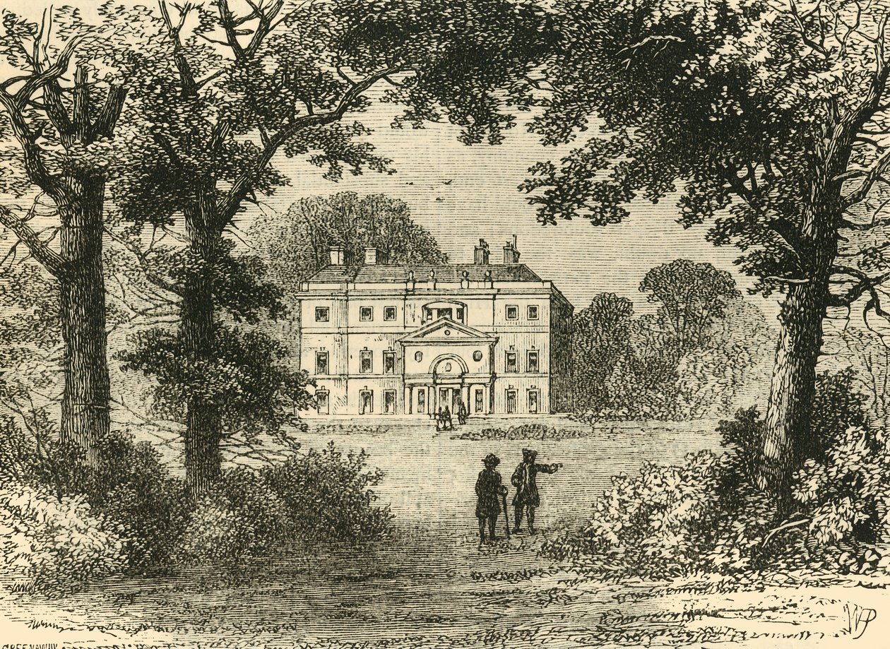 Vane House, nel 1800 da Unbekannt