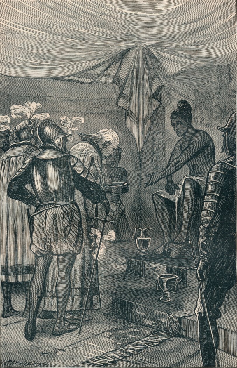 Vasco da Gama Visita il Re, 1904 da Unbekannt