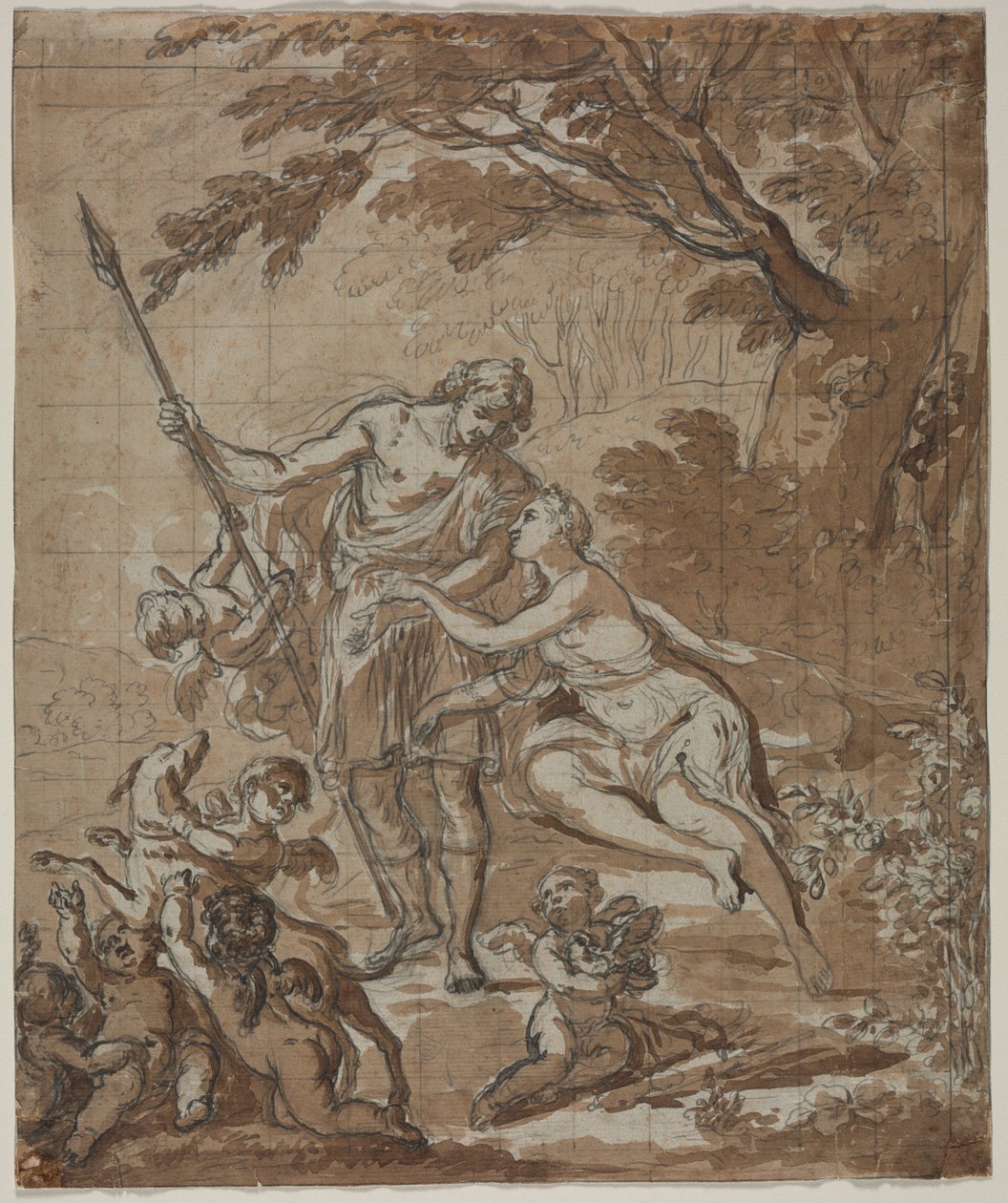 Venere e Adone, 1713 da Unbekannt