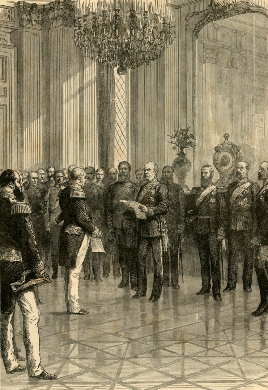 Versailles, 1871: Proclamazione di re Guglielmo imperatore di Germania, 1890 da Unbekannt