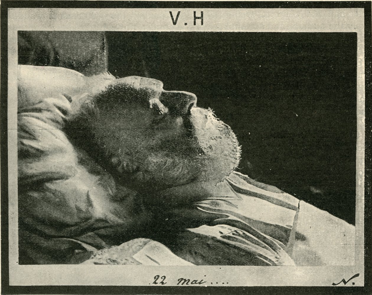 Victor Hugo dopo la morte da Unbekannt