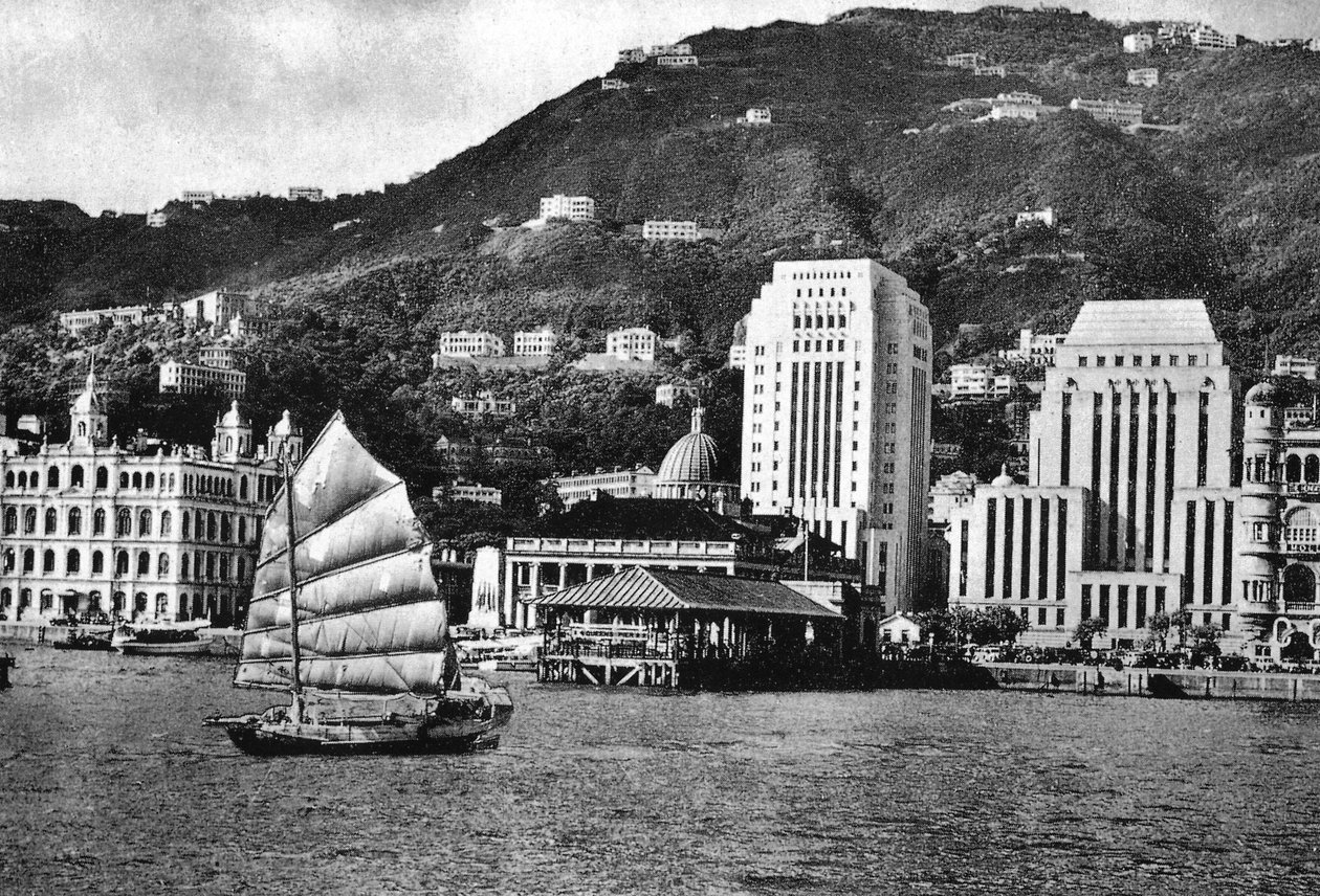 Città di Victoria, o la Città di Victoria, Hong Kong, c1920s-c1930s da Unbekannt