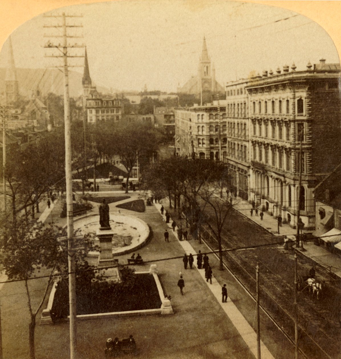 Piazza Victoria, Montreal, Canada, 1904 da Unbekannt