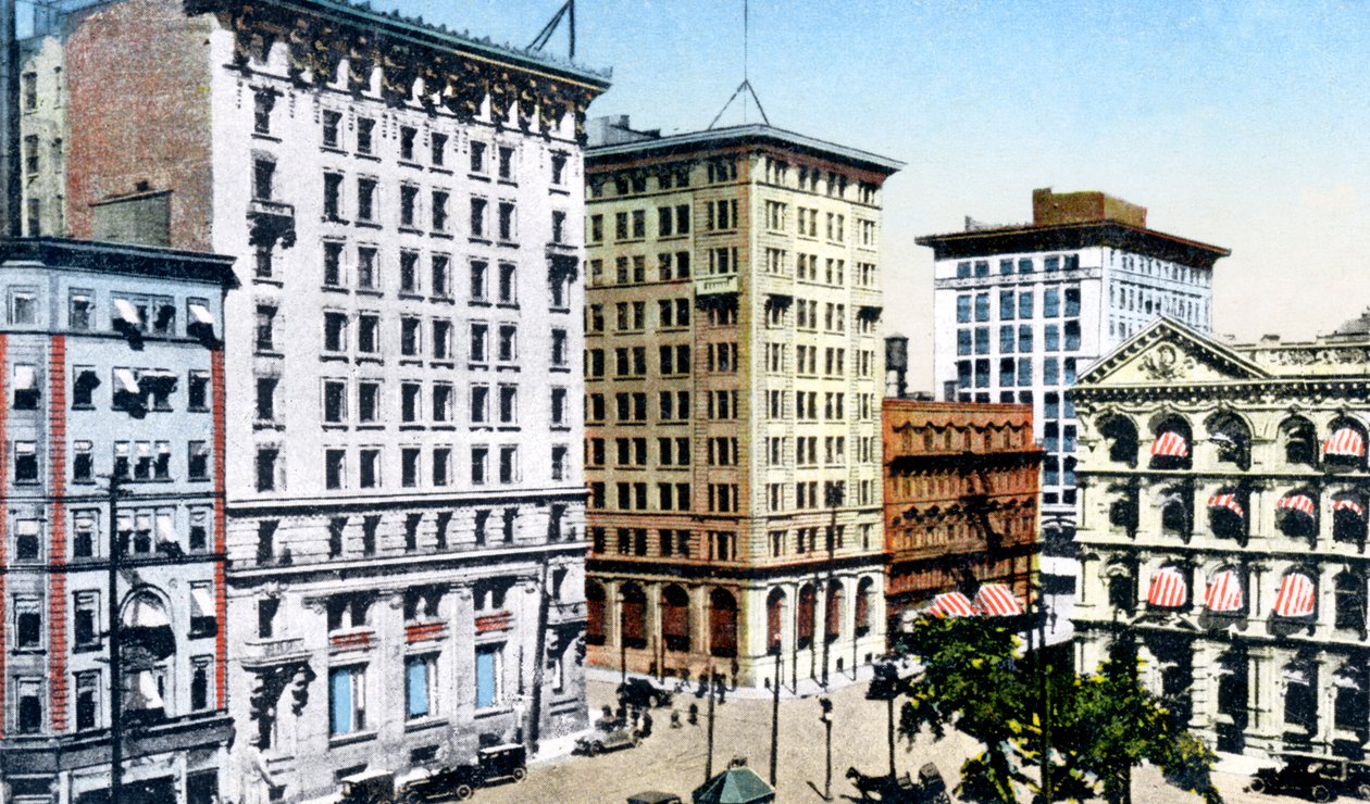 Piazza Victoria, St James Street, Montreal, Canada, c1900s da Unbekannt