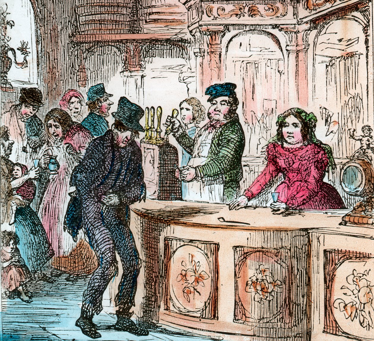 Casa del gin vittoriana, XIX secolo fine XIX o inizio XX secolo da Unbekannt