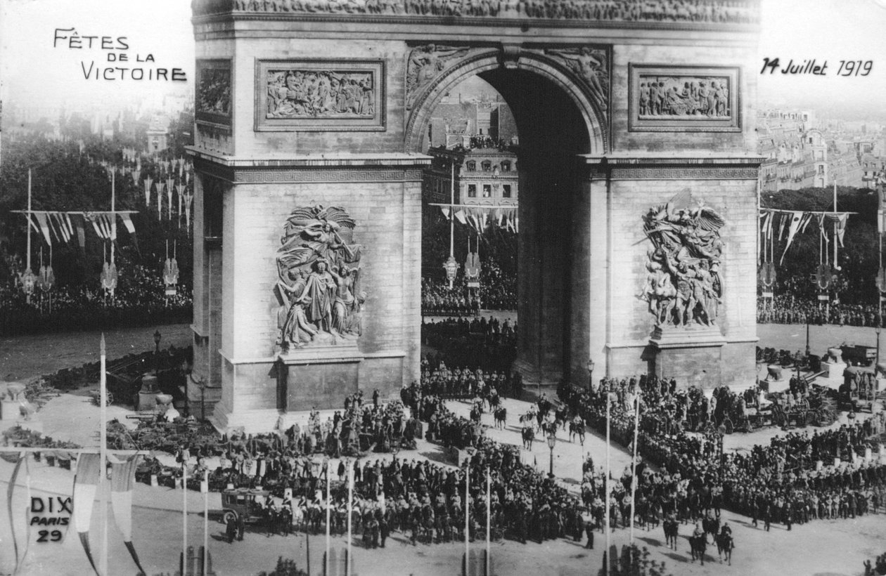 Parata della vittoria, Parigi, 14 luglio 1919 da Unbekannt