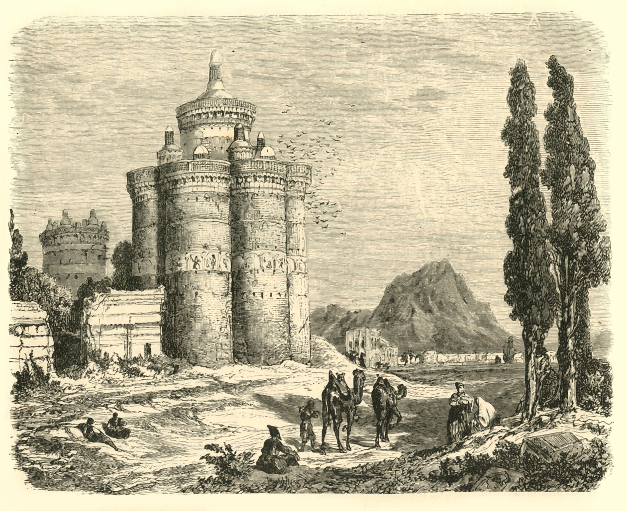 Veduta vicino a Ispahan, 1890 da Unbekannt