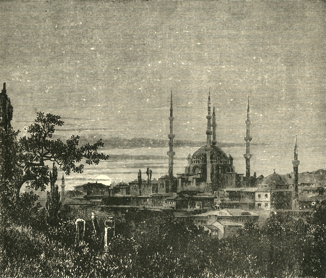Veduta di Adrianopoli - La Moschea di Selim II, 1890 da Unbekannt