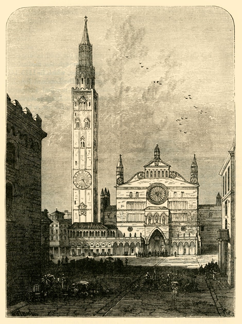 Veduta di Cremona, 1890 da Unbekannt