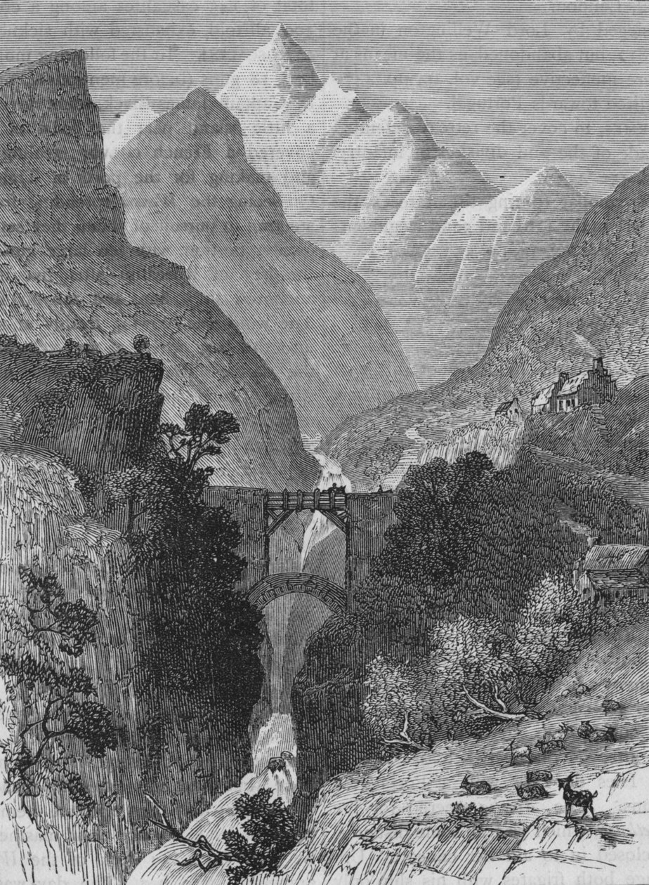 Veduta nei Pirenei, c1880 da Unbekannt