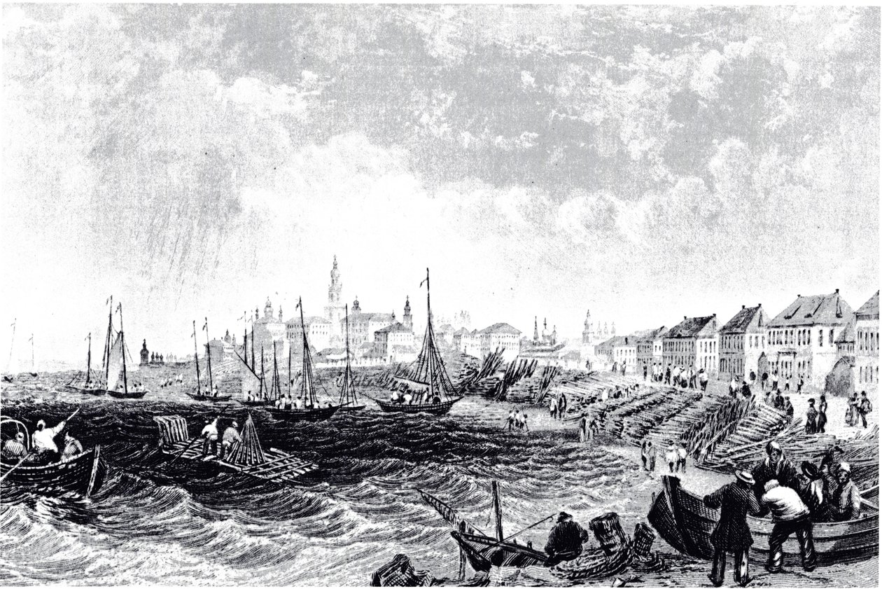 Vista di Kostroma, ca 1835 da Unbekannt