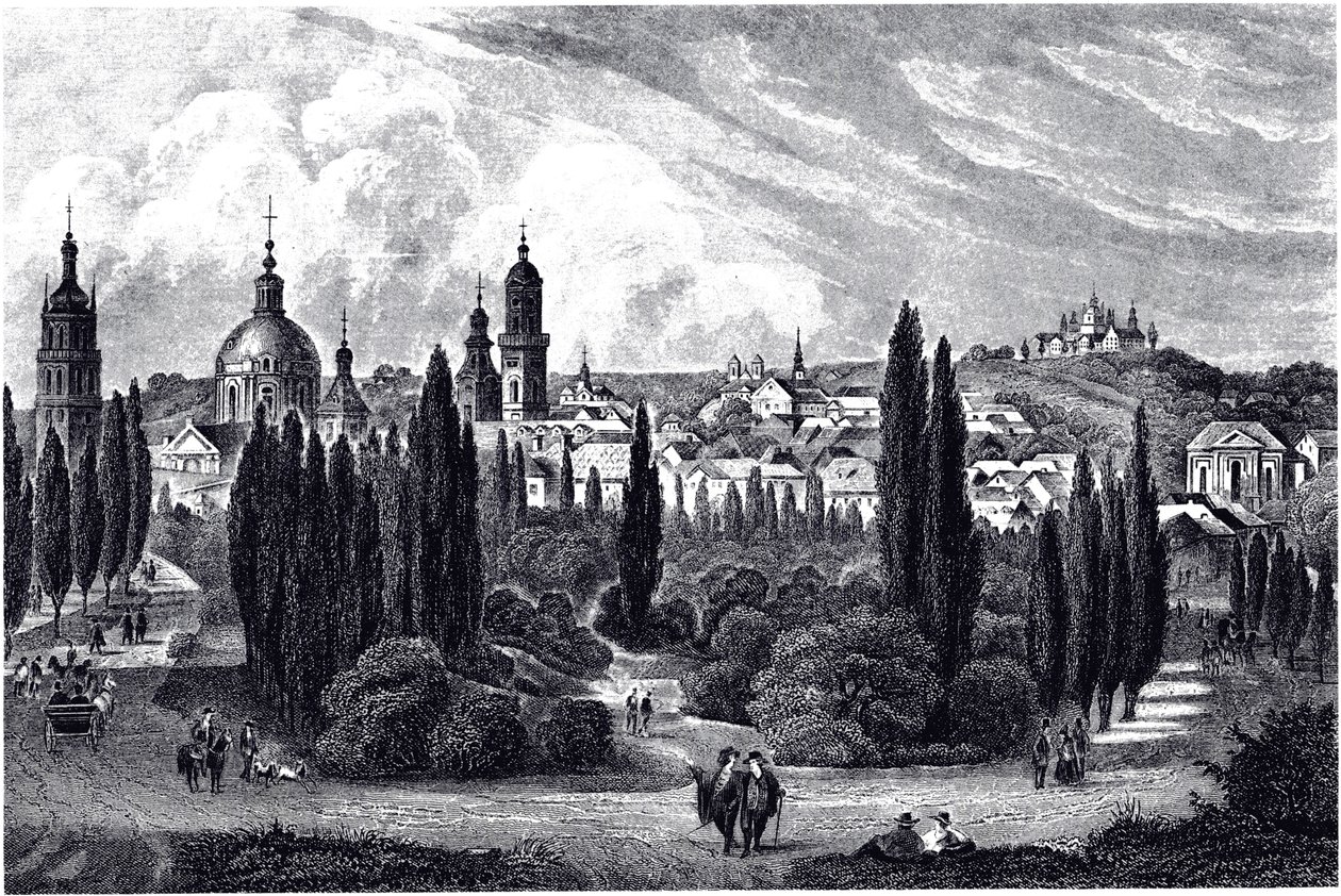 Veduta di Leopoli, ca 1845 da Unbekannt