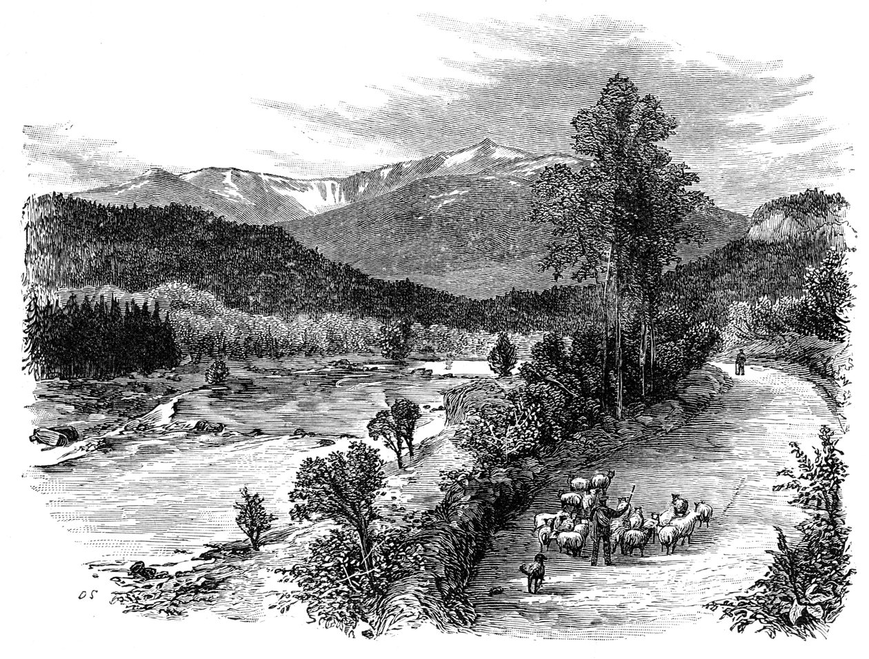 Veduta di Lochnagar, Scozia, 1900 da Unbekannt