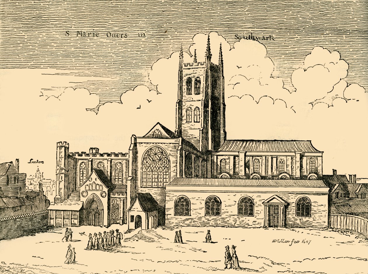 Veduta di St. Mary Overy, c1878 da Unbekannt