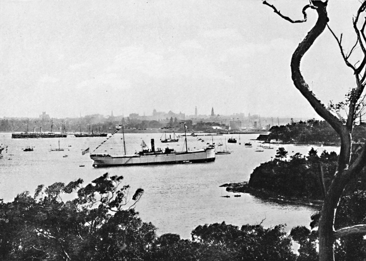 Veduta del Porto di Sydney dalla North Shore, No. 2, c1900 da Unbekannt