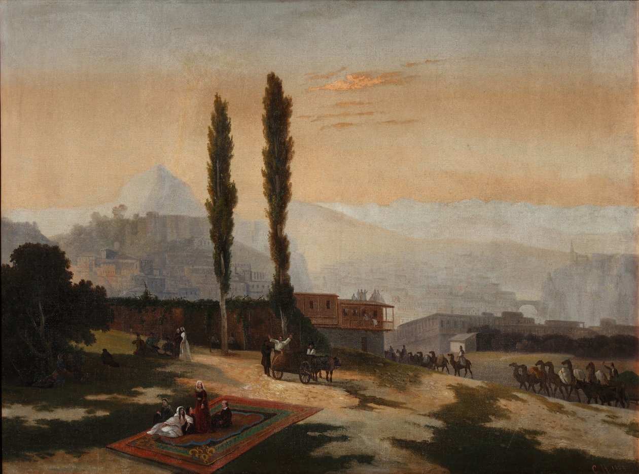 Veduta di Tiflis, 1890 da Unbekannt