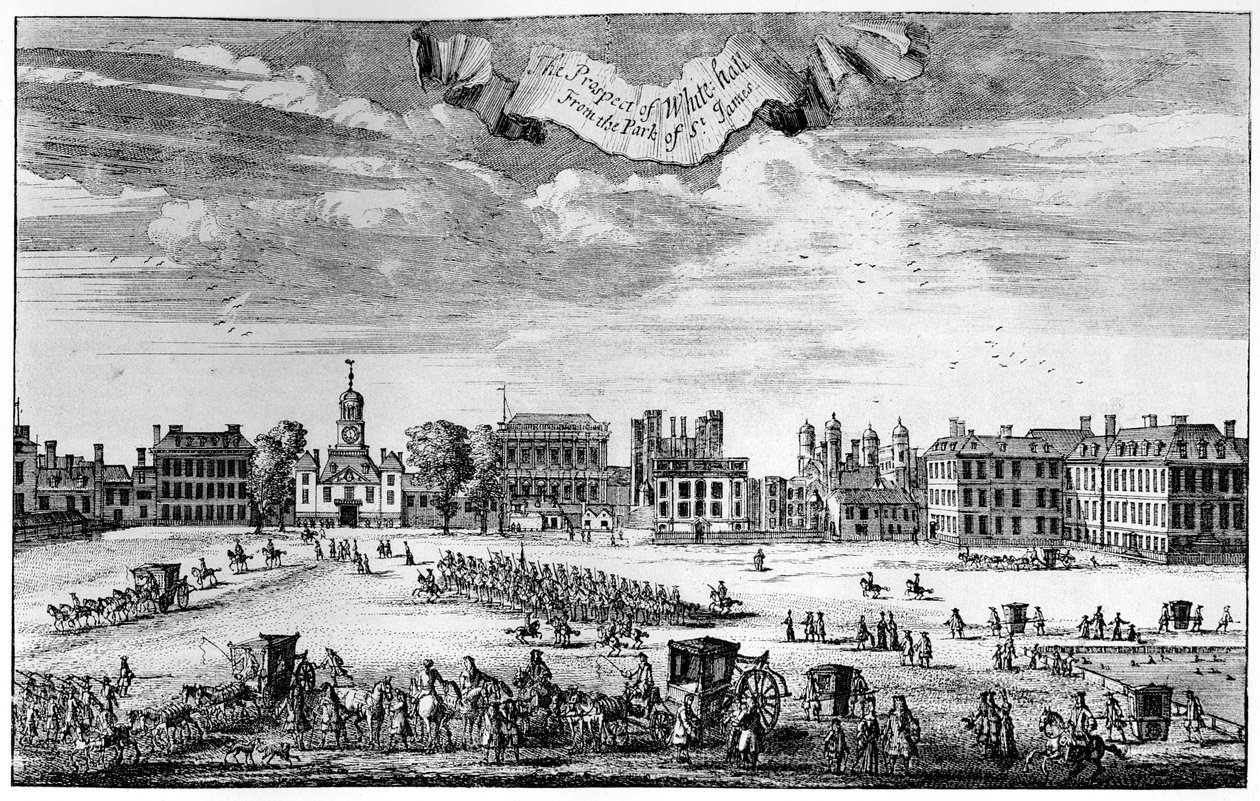Veduta di Whitehall da St James