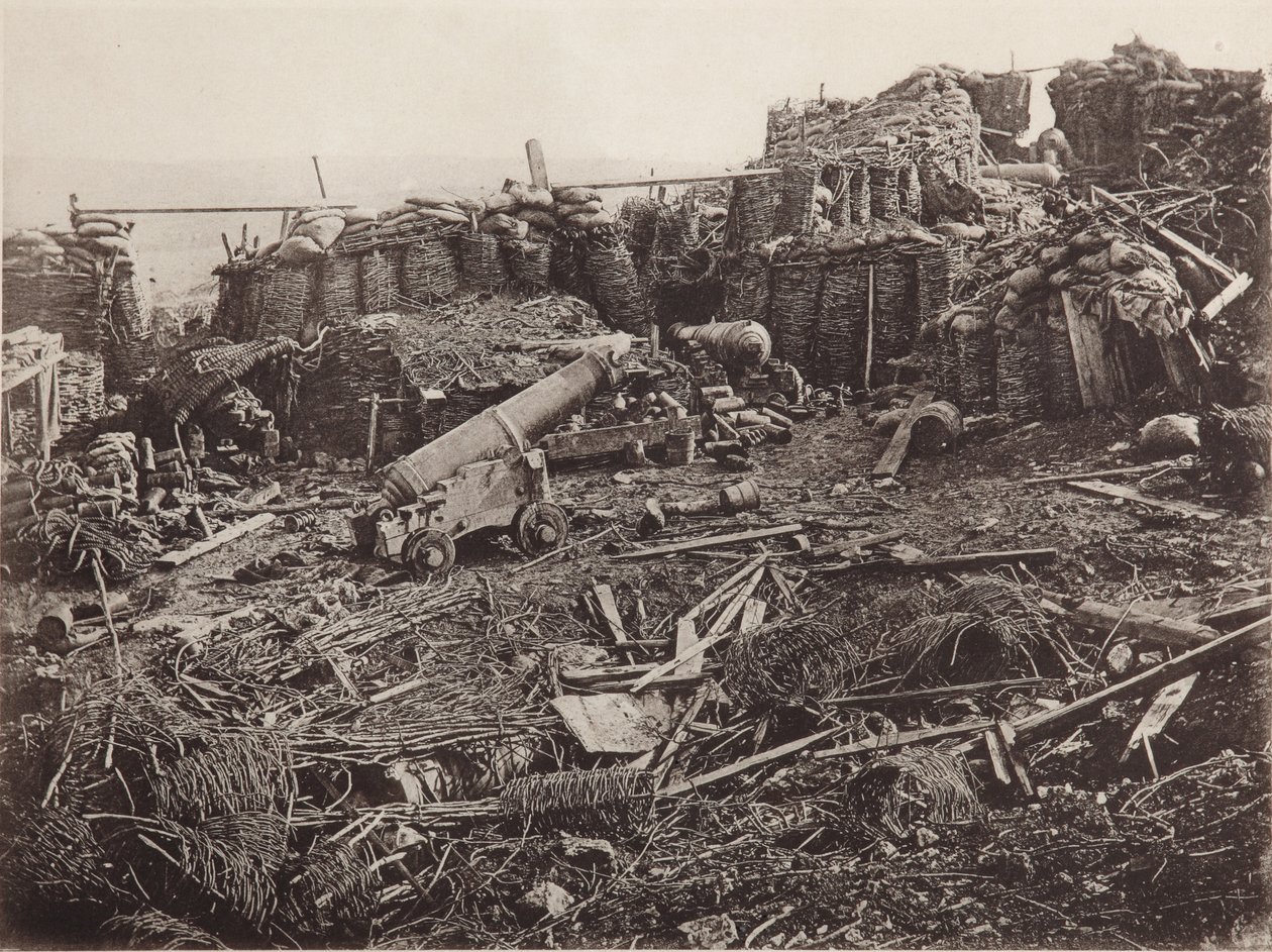 Veduta del 3° bastione a Sebastopoli, 1856 da Unbekannt